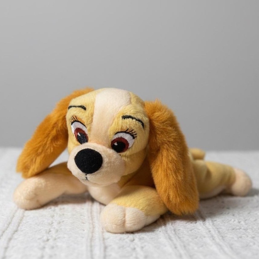 Mattel Star Bean Disney Classics Lady and the Tramp Plush Beanie Babies Rare